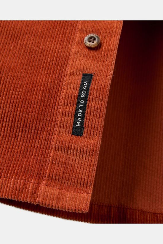 Passenger Clothing ltd Chemise Backcountry Cord Shirt Dark Rust