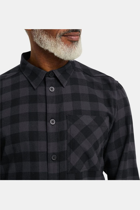 Jack Wolfskin Chemise Lite Flannel Shirt M Check Black