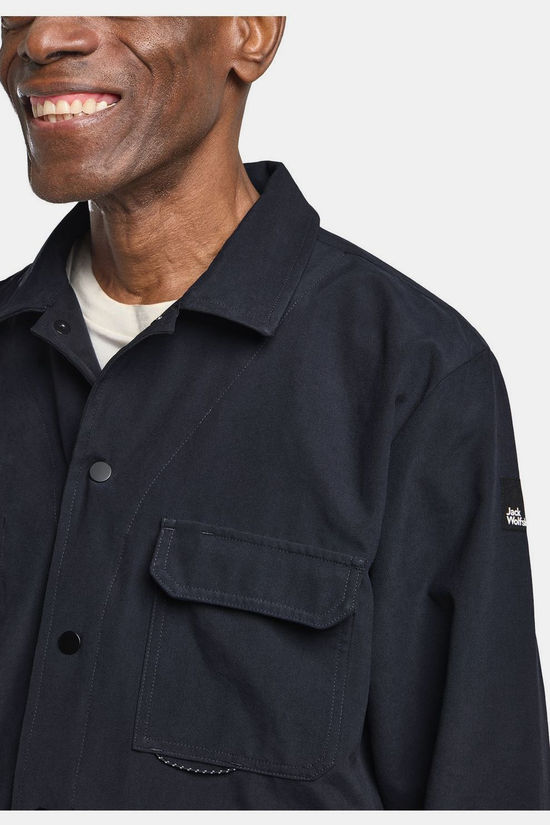 Jack Wolfskin Chemise Terracade Overshirt M Dark Blue/Navy Blue