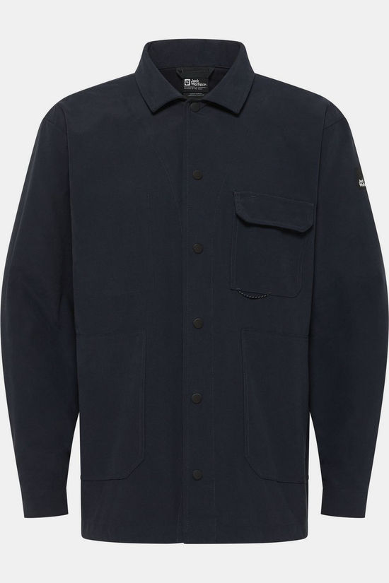 Jack Wolfskin Chemise Terracade Overshirt M Dark Blue/Navy Blue