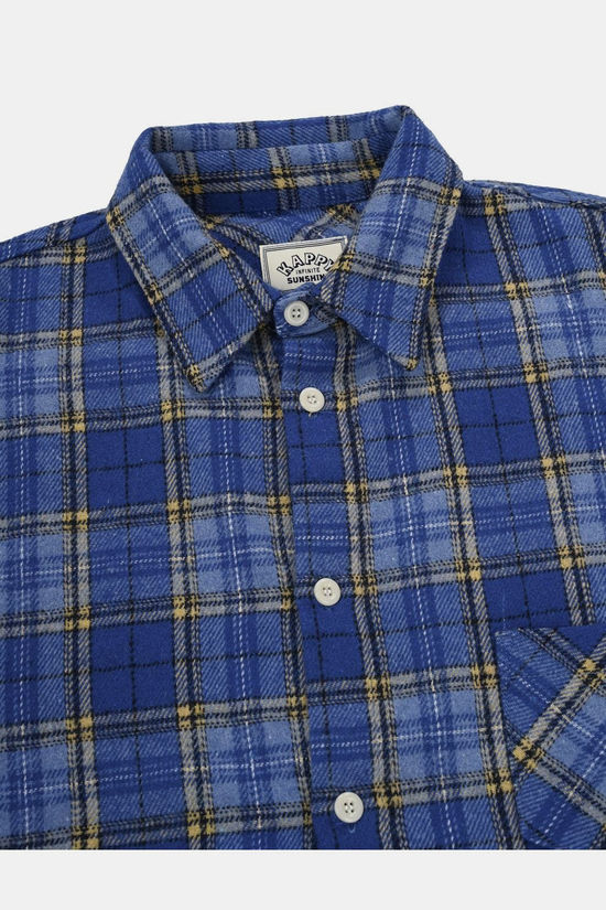 Kappy Design Hemd Country Check Shirt Blue