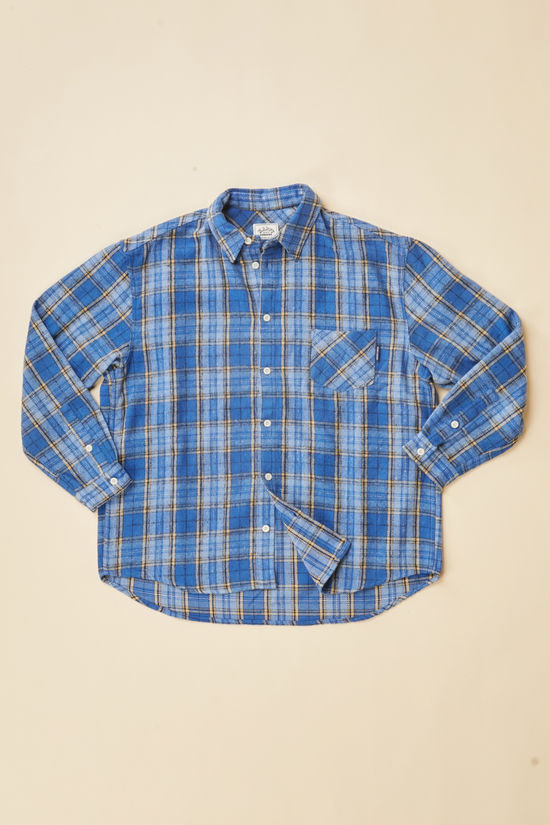 Kappy Design Hemd Country Check Shirt Blue