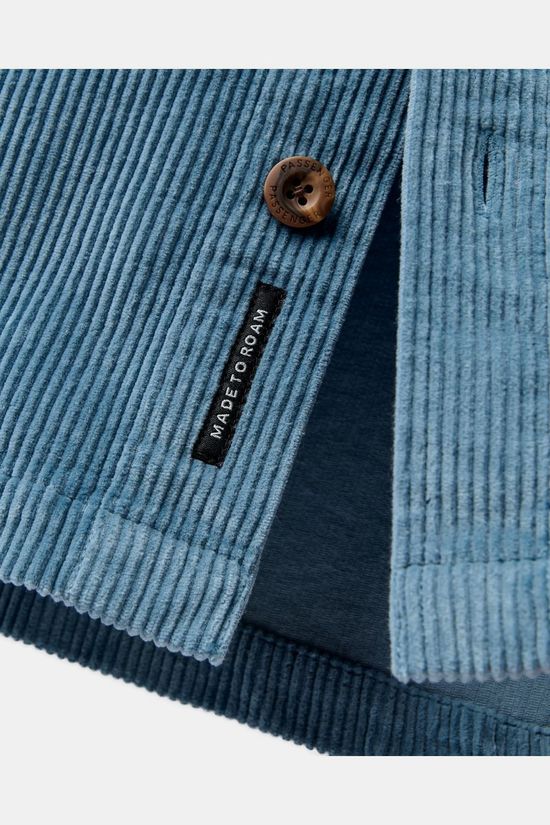Passenger Hemd Backcountry Heavyweight Cord Overshirt Stormy Blue