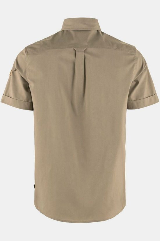 Fjällräven Chemise Övik Air Stretch Ss Shirt Suede Brown