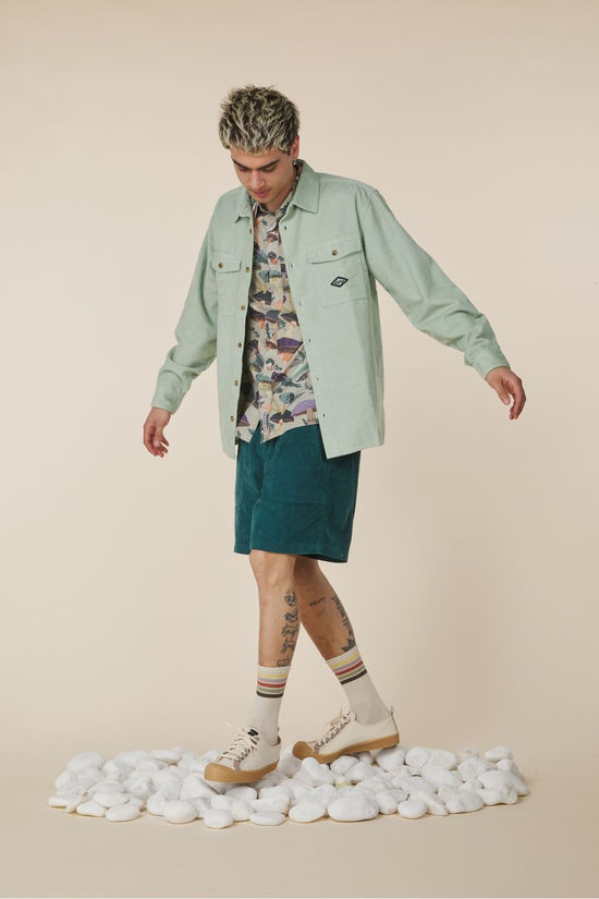 Kavu Hemd Festaruski Ss Shirt Mushroom Realm