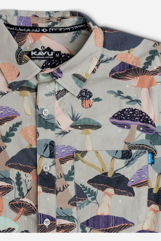 Kavu Hemd Festaruski Ss Shirt Mushroom Realm