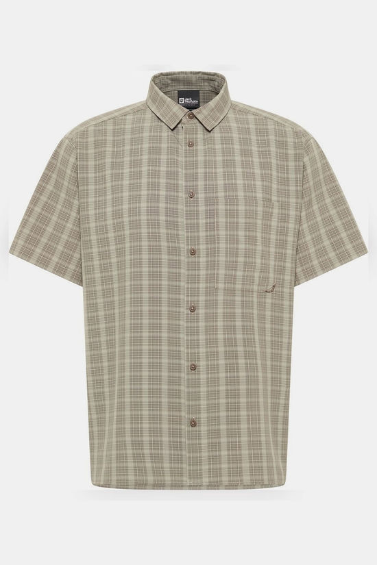 Jack Wolfskin Chemise Meseta Shirt M Check Stone