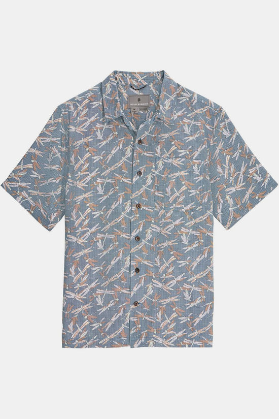 Royal Robbins Chemise  Camino Pucker S/S Orion Blue Dragonfly Pt
