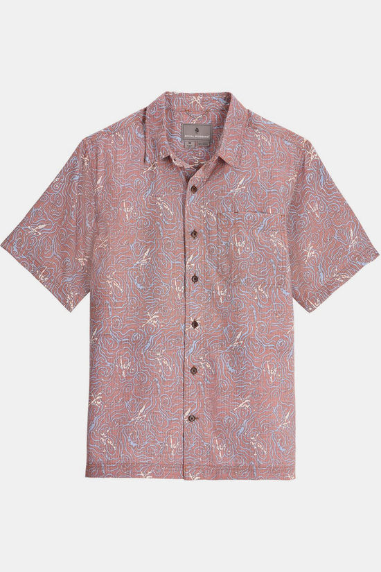 Royal Robbins Chemise  Camino Pucker S/S Mahogany Kayaker Pt