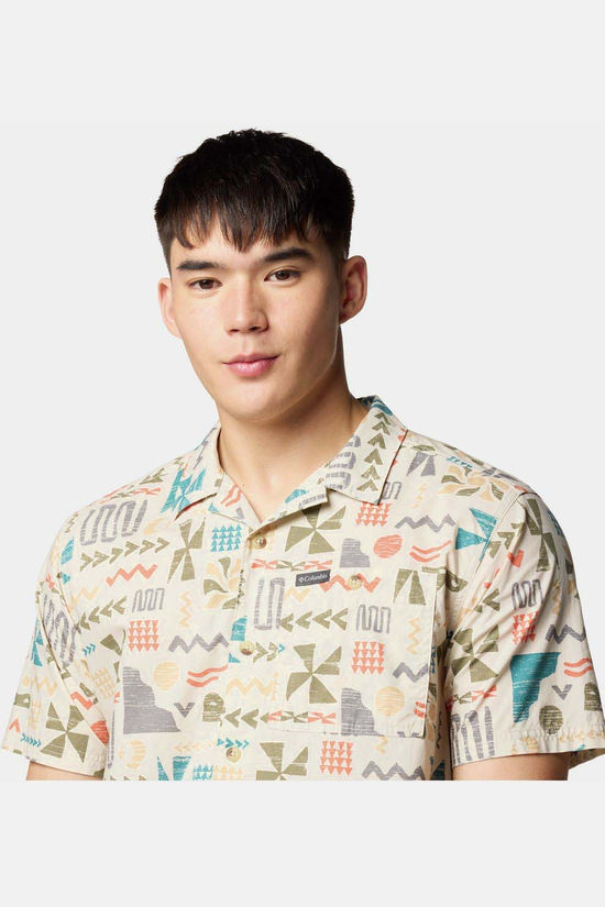 Columbia Chemise Pine Canyon™ Short Sleeve Dark Stone Outer Bounds