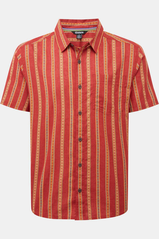 Sherpa Chemise Rupa Ss Shirt Rust