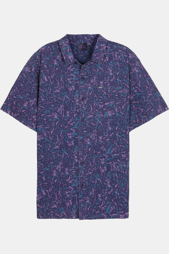 Oxbow Hemd Outblast Printed Deep Marine