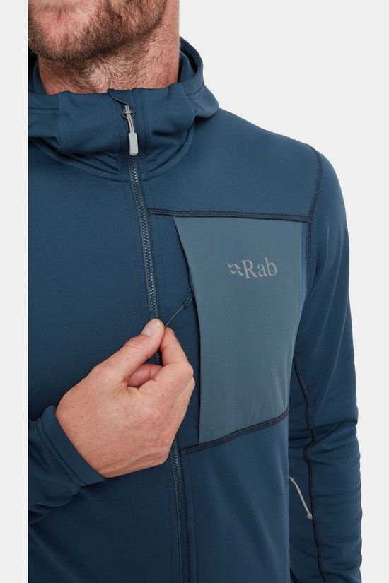Rab Fleece Superflux Hoodie Tempest Blue