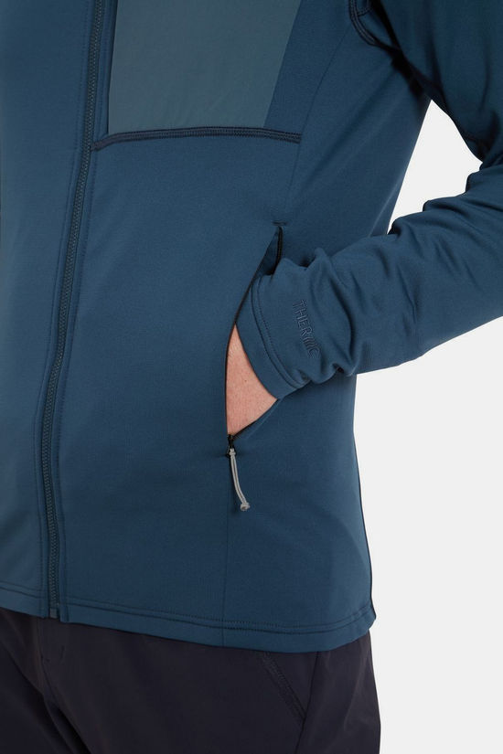 Rab Fleece Superflux Hoodie Tempest Blue