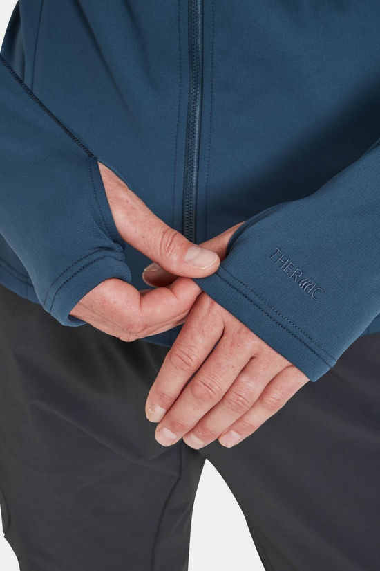 Rab Fleece Superflux Hoodie Tempest Blue
