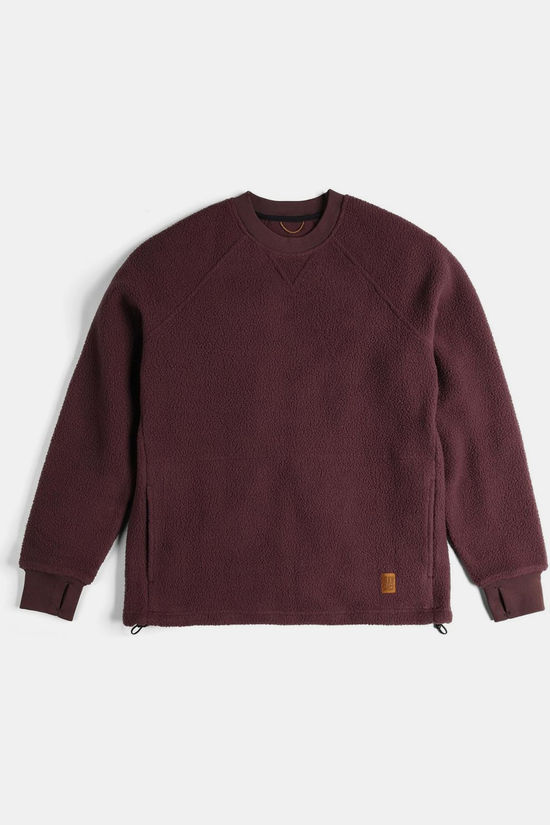 Topo Designs Polaire Mountain Crew Huckleberry