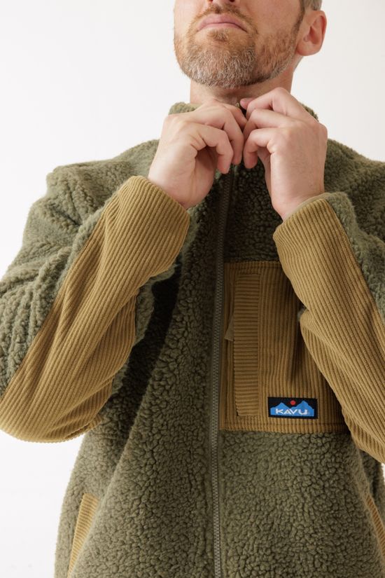 Kavu Polaire Wayside Sherpa Moss Stone