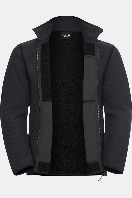 Jack Wolfskin Fleece Lake Ridge Jkt M Black