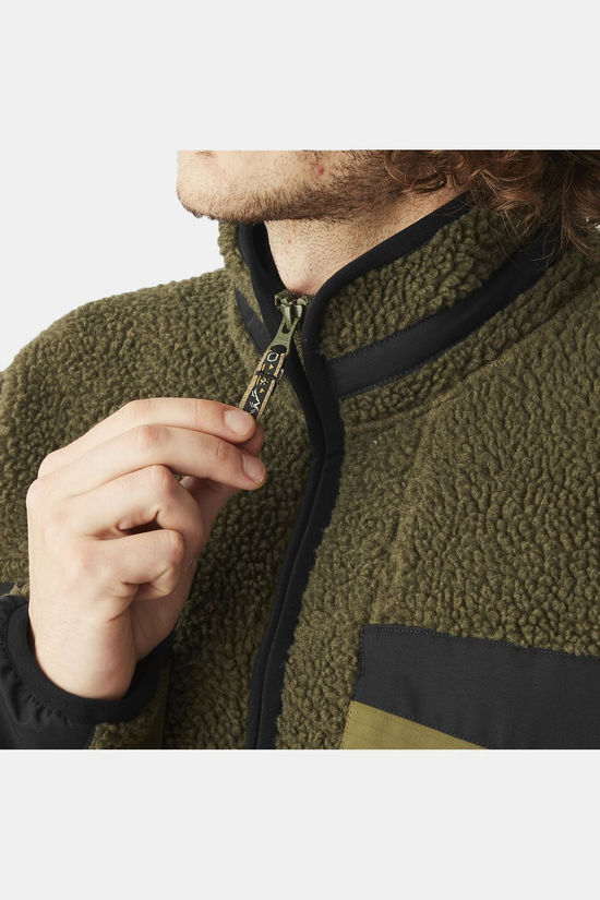 Picture Organic Clothing Polaire Pmbton Zip  Tobacco Black