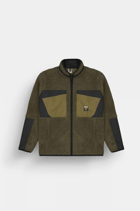 Picture Organic Clothing Polaire Pmbton Zip  Tobacco Black