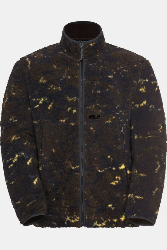 Jack Wolfskin Fleece Stone Lite Aop Jkt M Lichen Peat