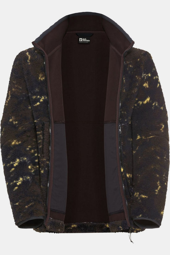 Jack Wolfskin Fleece Stone Lite Aop Jkt M Lichen Peat