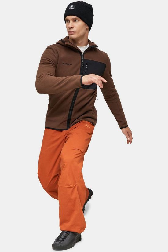 Mammut Fleece Tamaro Ml Hooded Jacket Men Soil-Black