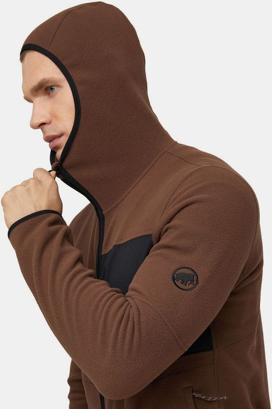 Mammut Fleece Tamaro Ml Hooded Jacket Men Soil-Black