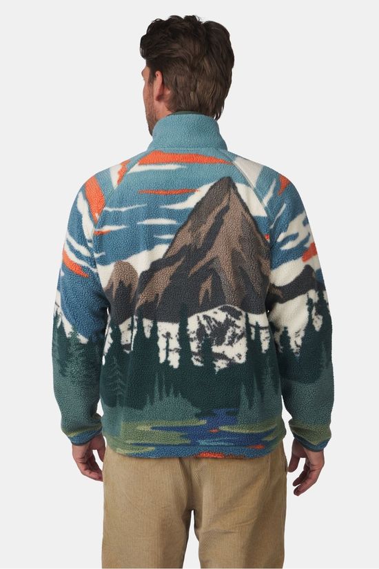 Ayacucho Polaire Stonecrop Fleece Fz M Orange Rust Pattern