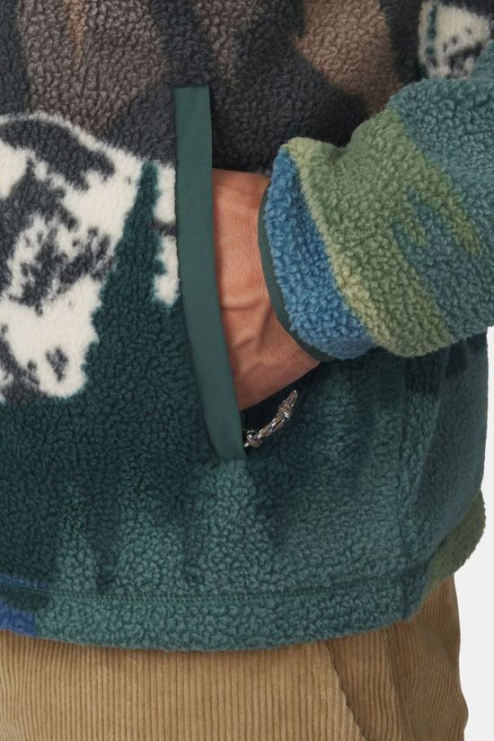 Ayacucho Polaire Stonecrop Fleece Fz M Orange Rust Pattern