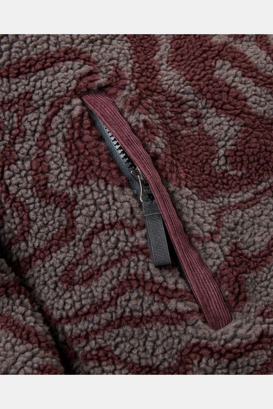 Passenger Clothing ltd Polaire Trekker 2.0 Recycled Deep-Pile Sherpa Fleece Strata Swirl Brambleberry