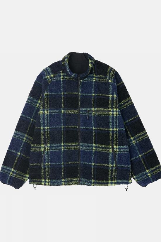 Gramicci Polaire Reversible Sherpa Plaid Jacket Plaid/Black