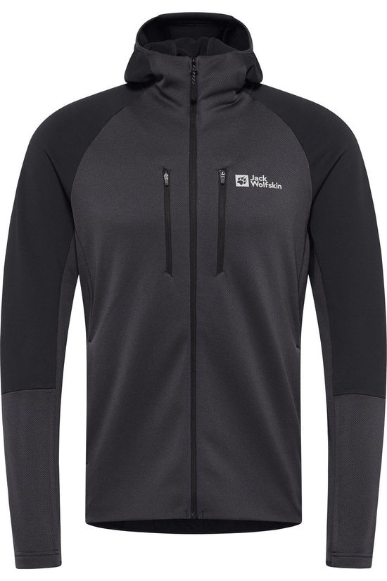 Jack Wolfskin Polaire Alpgrat Xt Hoodie black/dark grey