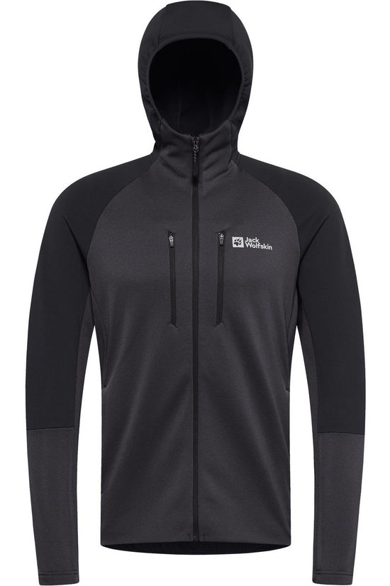 Jack Wolfskin Polaire Alpgrat Xt Hoodie black/dark grey