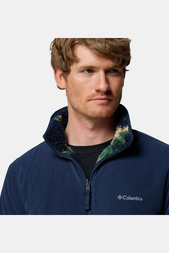 Columbia Fleece Winter Pass™ Reversible Navy Blue/Patterned