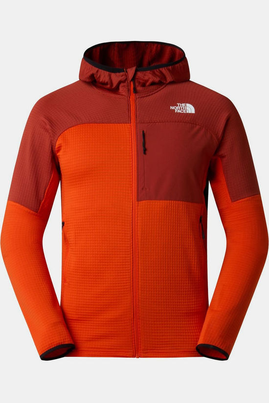 The North Face Polaire M Polartec Powergrid Stormgap Hoodie Lava Red/Iron Clay