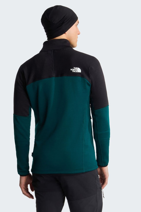 The North Face Fleece M Polartec Powergrid Stormgap Jacket Pacific Teal-Tnf Black