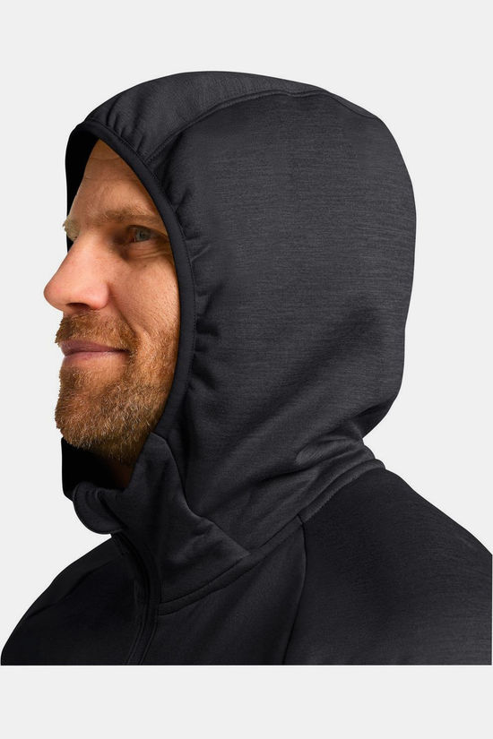Jack Wolfskin Polaire Peak District Hooded Fz M Black