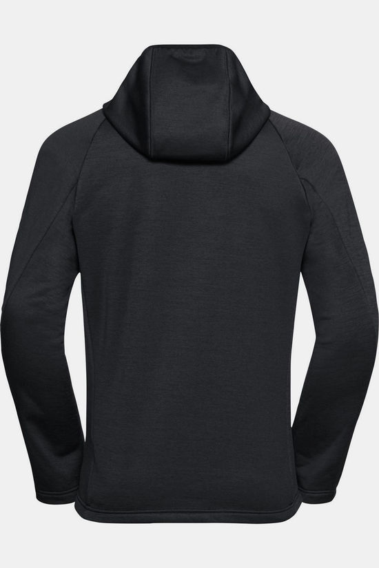 Jack Wolfskin Polaire Peak District Hooded Fz M Black