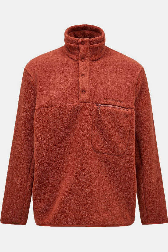 Peak Performance Polaire M Fleece Snap T-Neck Spiced