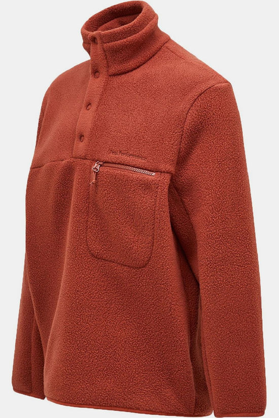 Peak Performance Polaire M Fleece Snap T-Neck Spiced