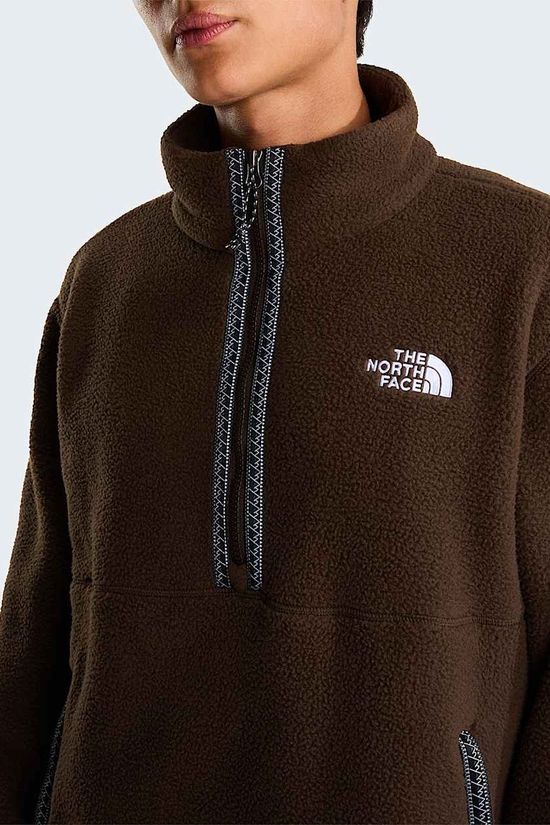 The North Face Polaire Fleeski 1/4 Pullover Dark Chestnut