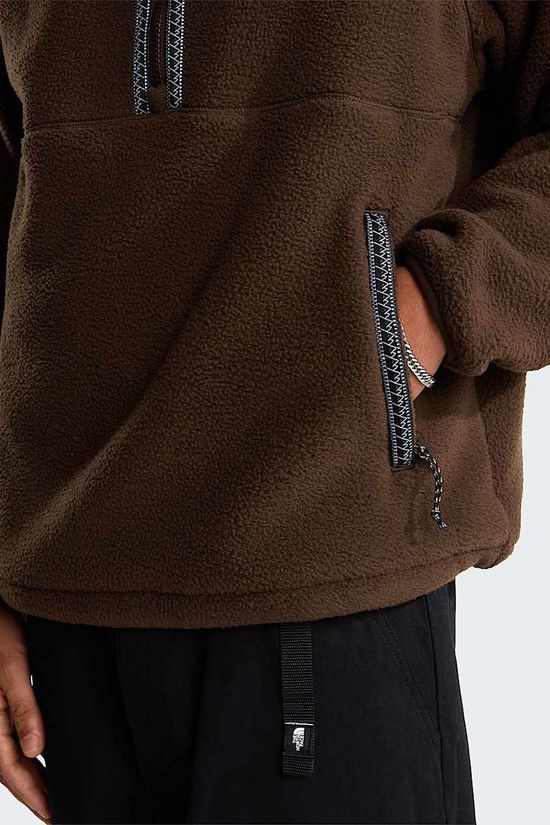 The North Face Polaire Fleeski 1/4 Pullover Dark Chestnut