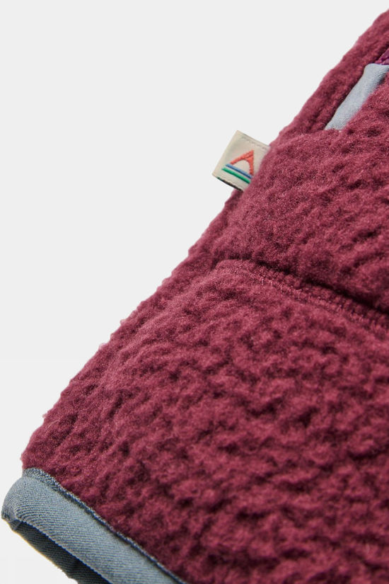 Passenger Clothing ltd Polaire Ventura 1/2 Zip Recycled Sherpa Fleece Fig