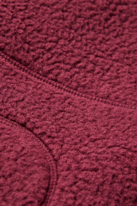 Passenger Clothing ltd Polaire Ventura 1/2 Zip Recycled Sherpa Fleece Fig
