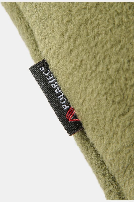 Passenger Fleece Woodland 2.0 Hooded 1/2 Zip Polar Black/Khaki.