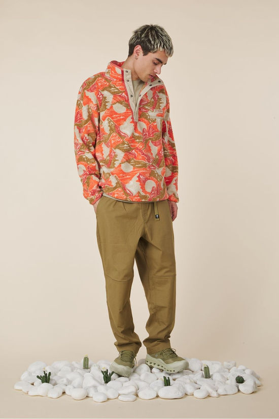 Columbia Polaire Helvetia™ II Printed Half Snap Washed Red, Sunscapes