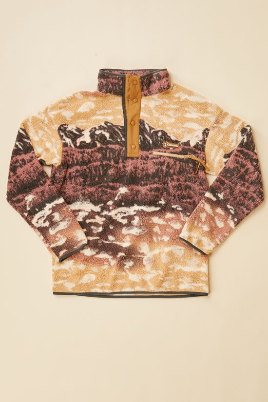 Columbia Polaire Helvetia™ II Printed Half Snap Camel Brown Sisters
