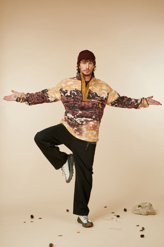 Columbia Polaire Helvetia™ II Printed Half Snap Camel Brown Sisters