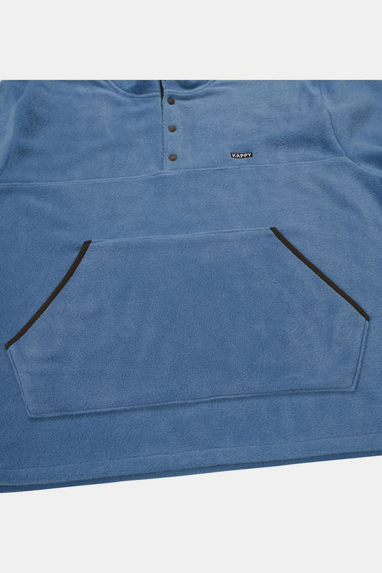 Kappy Design Polaire Button Anorak Sky Blue